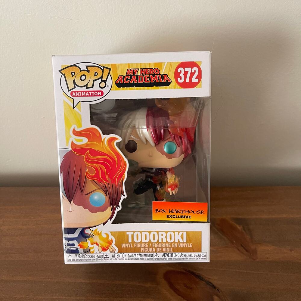 Funko Pop! Animation My Hero Academia Todoroki (Metallic) #372 Box Warehouse